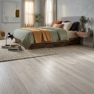 PARQUET PREFINITI - Rovere 3 Strip - Sondrio - Verniciato Opaco Bianco-1
